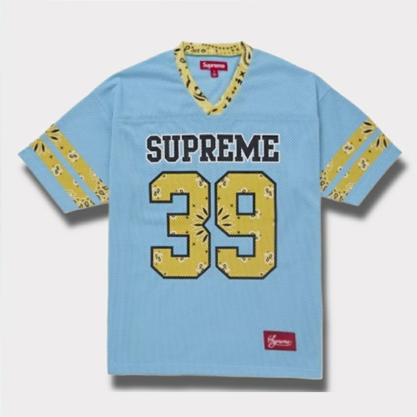 Supreme シュプリーム 2025SS Bandana Football Jersey バンダナ フットボール ジャージ ブルー