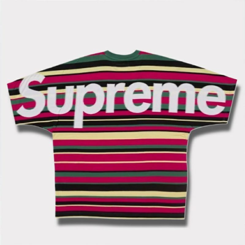 Supreme シュプリーム 2025SS Intarsia S/S Top インターシャ エスエス トップTシャツ ストライプ