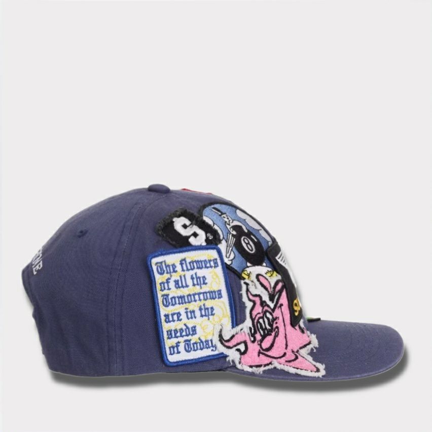 Supreme シュプリーム 2025SS Patches 6-Panel パッチ 6パネルキャップ ネイビー1