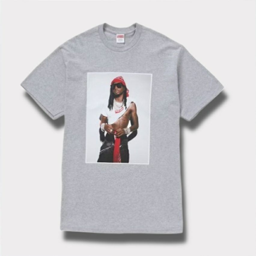  Supreme シュプリーム 2025AW Playboi Carti Tee プレイボーイカーティ Tシャツ ヘザーグレー