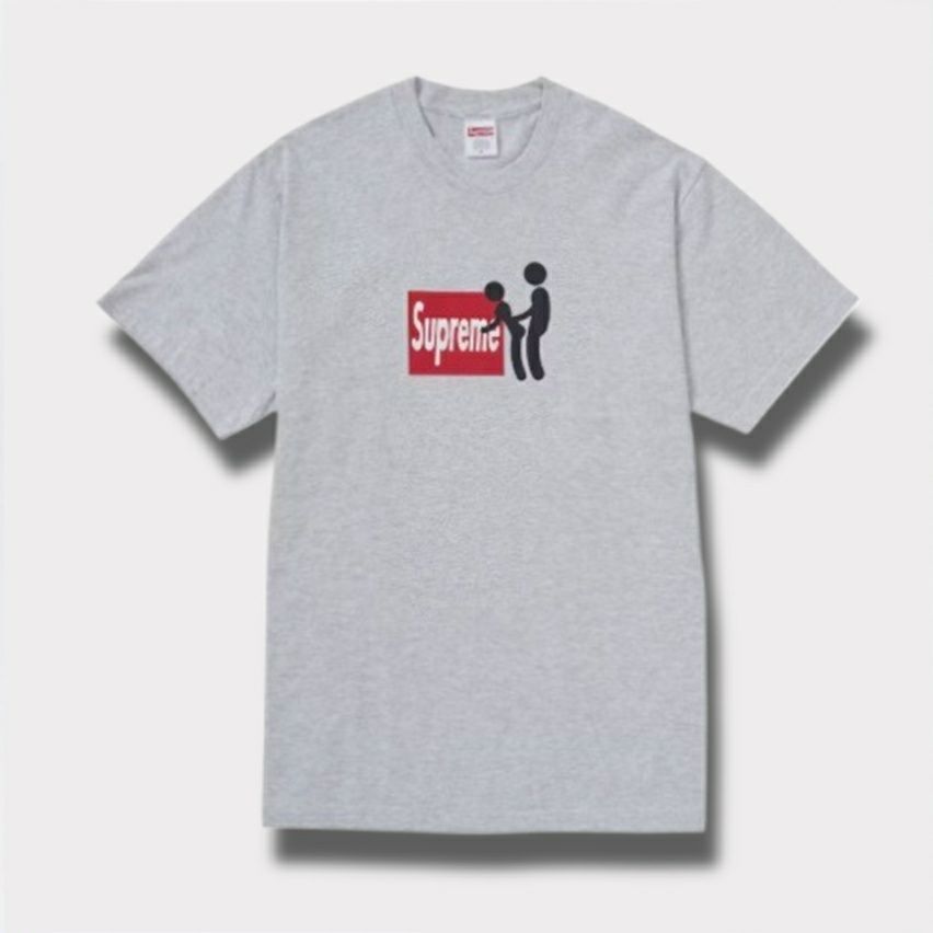  Supreme シュプリーム 2025AW Stick Tee　スティック Tシャツ　アッシュグレー