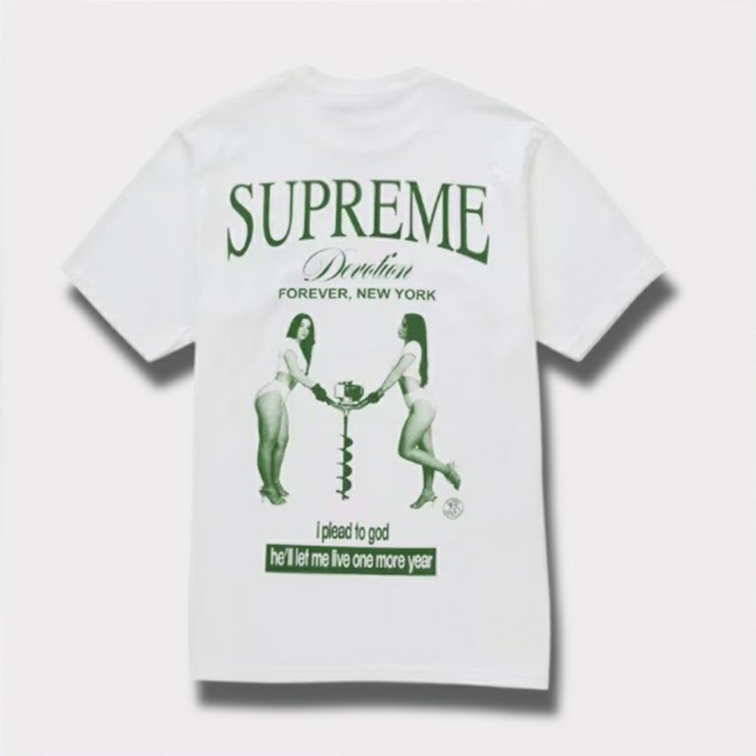 Supreme シュプリーム 2025AW Devotion Tee ディヴォーション Tシャツ ホワイト