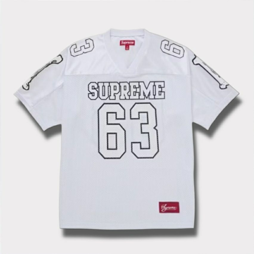 Supreme シュプリーム 2025AW Bones Football Jersey ボーンズ フットボールジャージ ホワイト