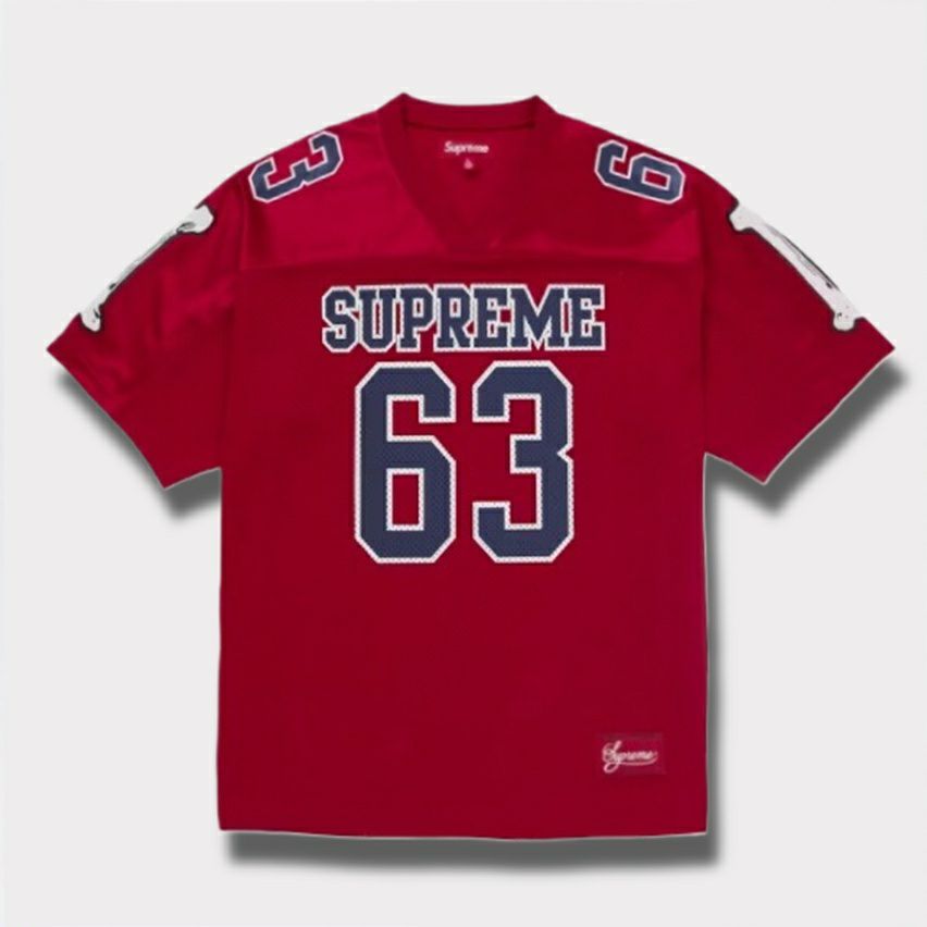 Supreme シュプリーム 2025AW Bones Football Jersey ボーンズ フットボールジャージ レッド