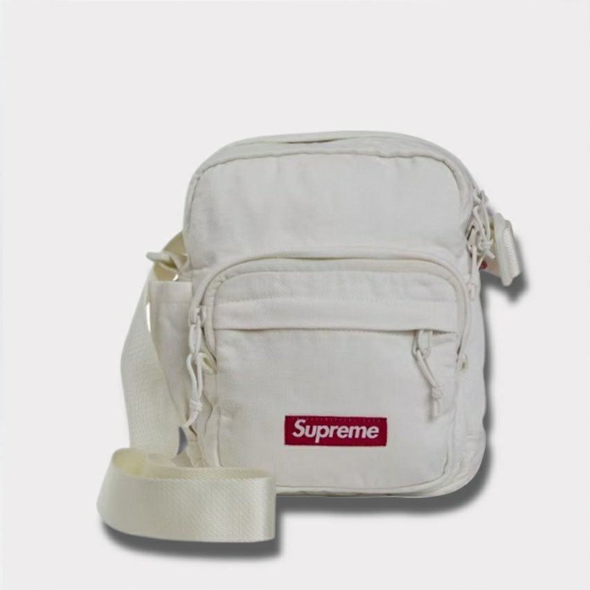 Supreme シュプリーム 2025AW Denim Shoulder Bag デニム ショルダーバッグ ホワイト