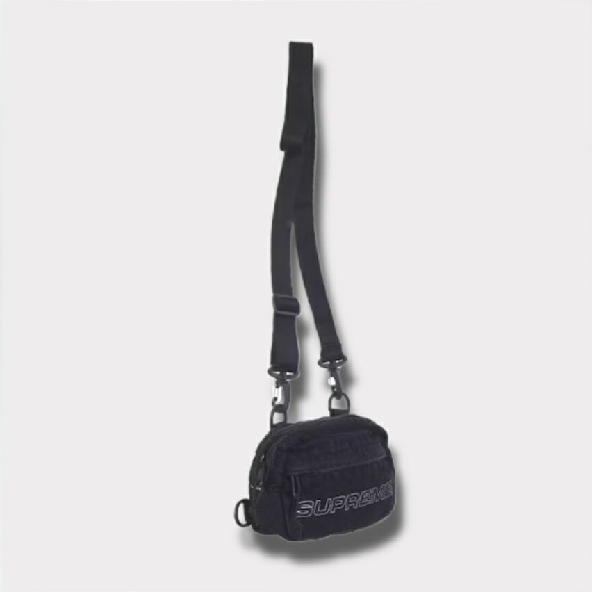  Supreme シュプリーム 2025AW Denim Mini Shoulder Bag デニム ミニ ショルダーバッグ ブラック2