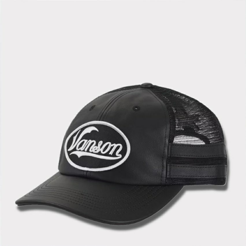 Supreme シュプリーム 2025AW Vanson Leathers Mesh Back 6-Panel バンソンレザーズ メッシュバック 6パネルキャップ ブラック