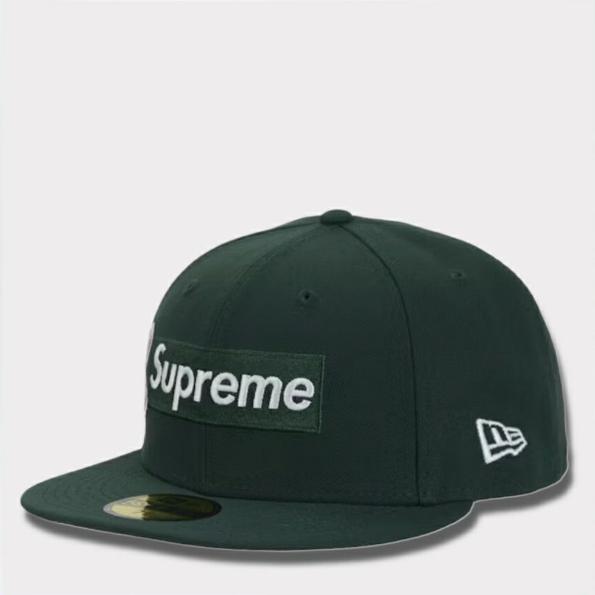 Supreme シュプリーム 2025AW Breast Cancer Awareness Box Logo New Era Cap ブレストキャンサーアウェアネス ボックスロゴ ニューエラキャップ ダークグリーン