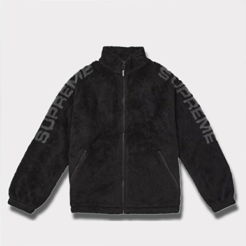 Supreme シュプリーム 2025SS Shoulder Logo Fleece Jacket ショルダーロゴ フリースジャケット ブラック