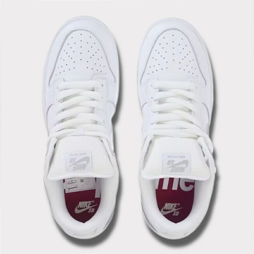 【24.0cm～30.5cm】Supreme 2025AW Nike SB Dunk Low ナイキ SB ダンク ロー スニーカー ホワイト2