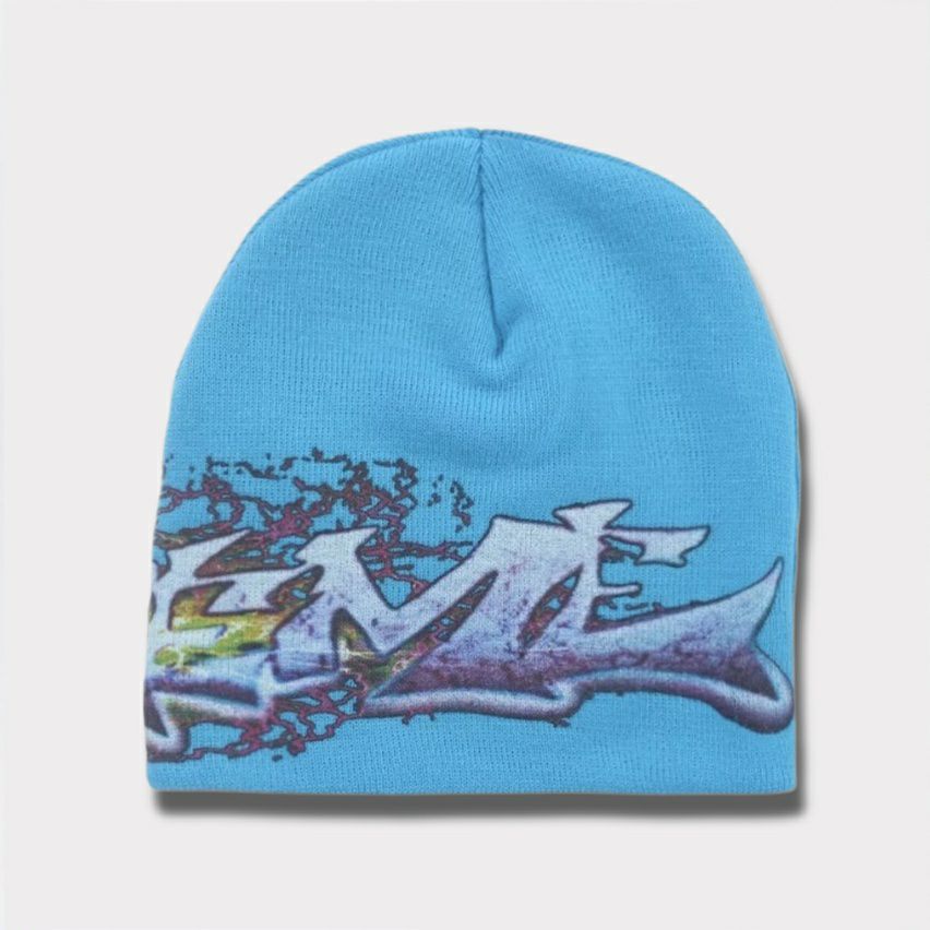  Supreme シュプリーム 2025AW Tag Beanie タグ ビーニーニット帽 シアン