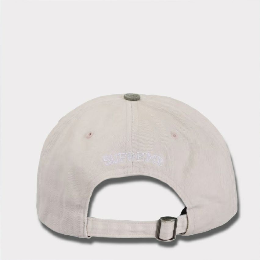  Supreme シュプリーム 2025AW Pigment Coated 2-Tone S Logo 6-Panel Cap ピグメントコーテッド 2トーン エスロゴ 6パネルキャップ　ライトピンク1