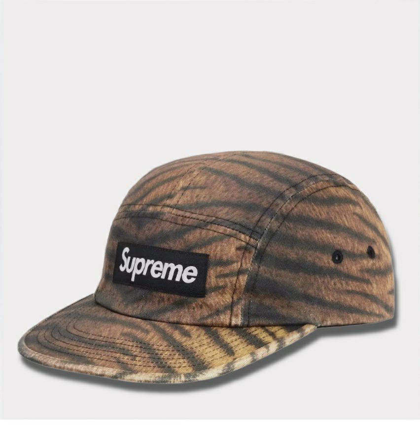 Supreme キャップ ブラウン/ライトブルー Supreme シュプリーム 2024SS Seersucker S Logo 6Panel Cap