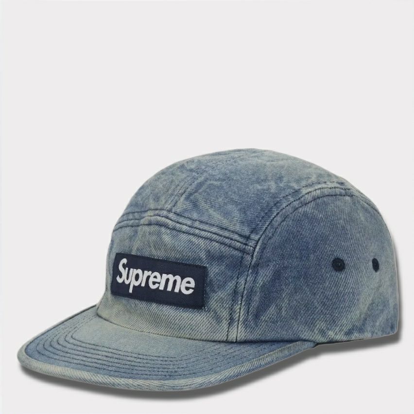 Supreme シュプリーム 2025AW Washed Chino Twill Camp Cap ウォッシュチノツイルキャンプキャップ　デニム