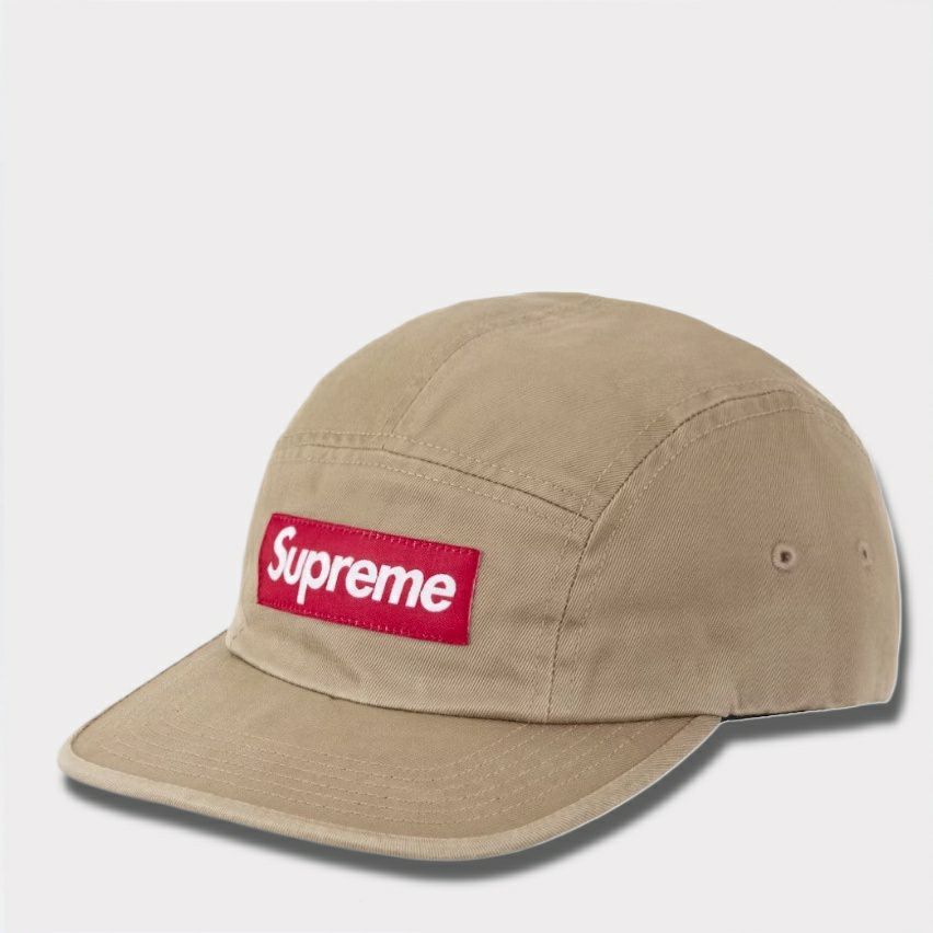  Supreme シュプリーム 2025AW Washed Chino Twill Camp Cap ウォッシュチノツイルキャンプキャップ　タン