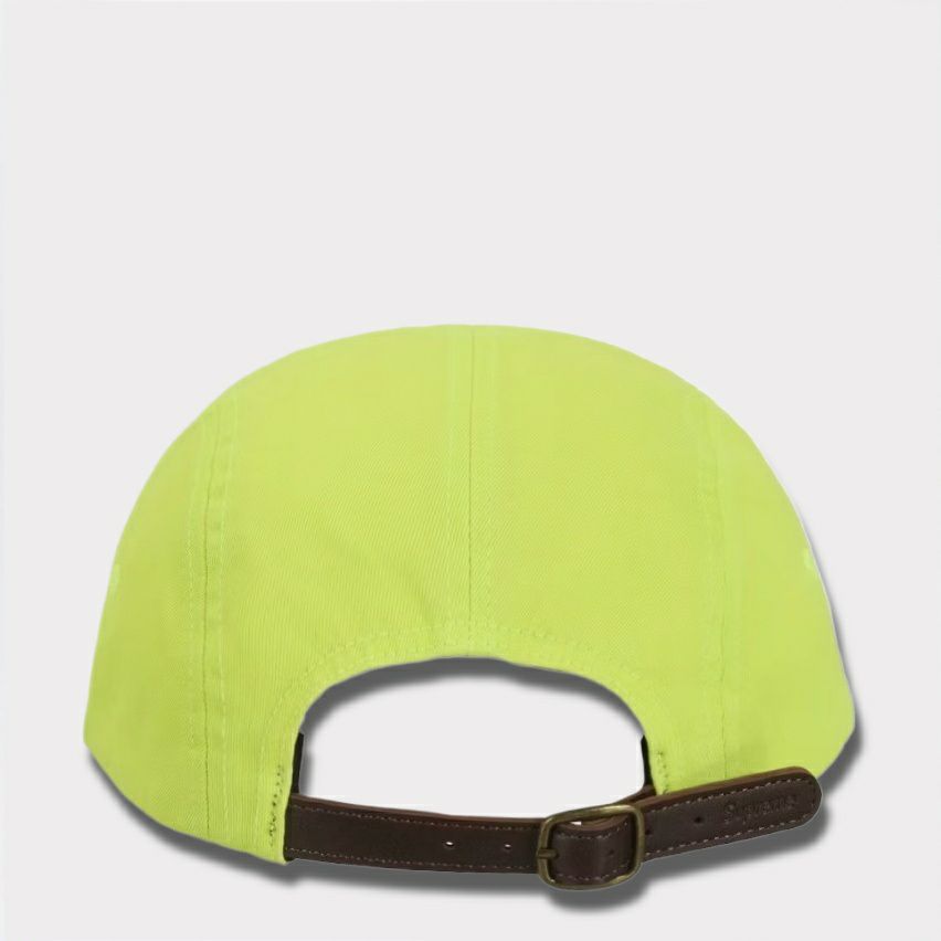 Supreme シュプリーム 2025AW Washed Chino Twill Camp Cap ウォッシュチノツイルキャンプキャップ　ネオンイエロー1