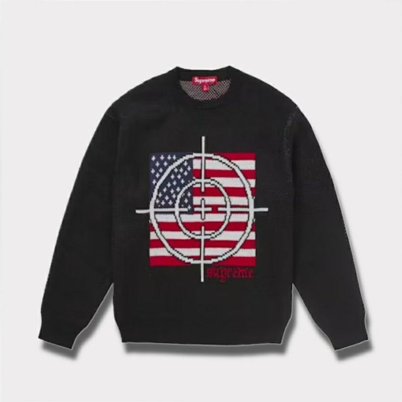  Supreme シュプリーム 2025AW Target Sweater ターゲット セーター　ブラック