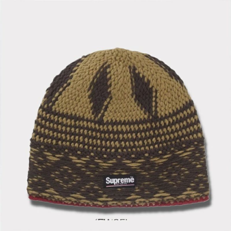 Supreme シュプリーム 2025AW Diamond Beanie ダイヤモンド ビーニー ニット帽　カーキ　