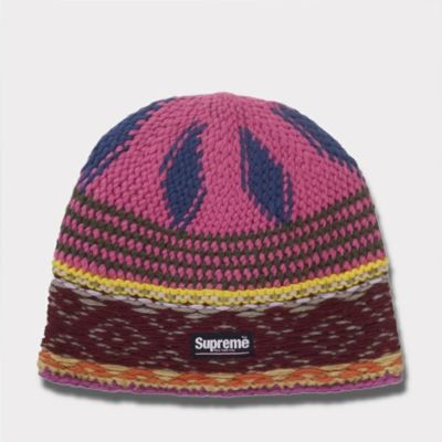 supreme beanie ビーニー ニット帽 ボンボンニット帽 希少 Supreme ニット帽 ポンポン付き 黒・白 - メルカリ