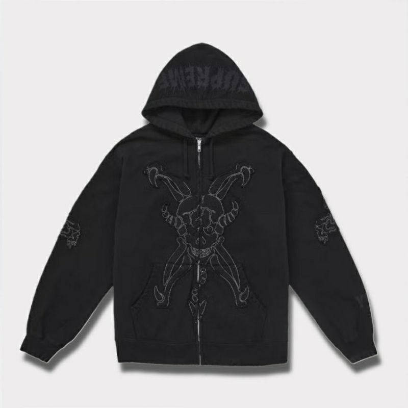 Supreme シュプリーム 2025AW Y's by Yohji Yamamoto Zip Up Hooded Sweatshirt ワイズバイヨウジヤマモト ジップ アップ フード パーカー ブラック
