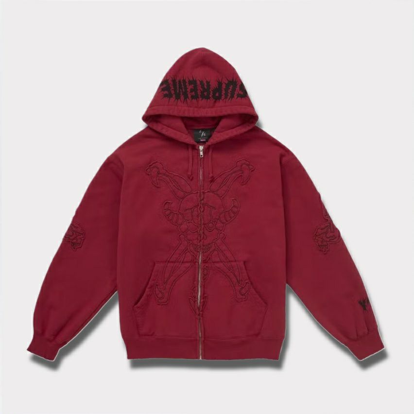 Supreme シュプリーム 2025AW Y's by Yohji Yamamoto Zip Up Hooded Sweatshirt ワイズバイヨウジヤマモト ジップ アップ フード パーカー ウォッシュドレッド