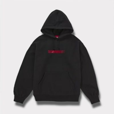 5万ほどで購入　SUPREME ブラックパーカー フード付き Supreme】Collegiate Applique Zip Up Hooded Black 25FW