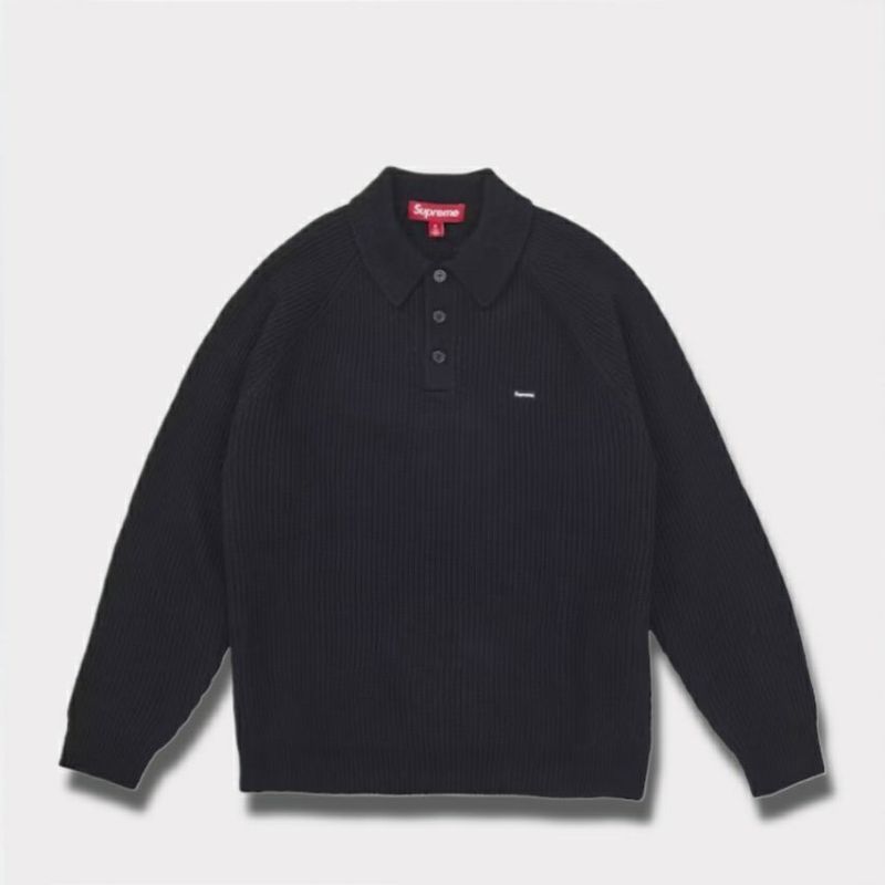 Supreme シュプリーム 2025AW Small Box Polo Sweater スモール ボックス ポロ セーター ブラック