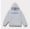 Supreme シュプリーム 2025AW Collegiate Applique Zip Up Hooded Sweatshirt　カレッジエイト アップリケ ジップアップ フードパーカー アッシュグレー