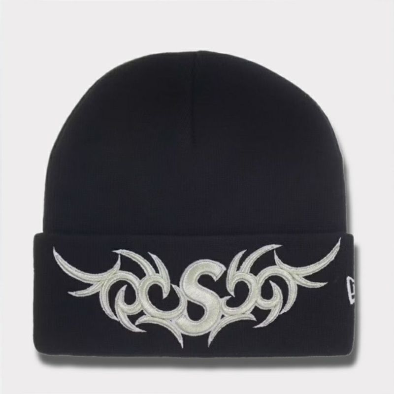 Supreme シュプリーム 2025AW New Era Tribal S Logo Beanie ニューエラ トライバル Sロゴ ビーニー ブラック