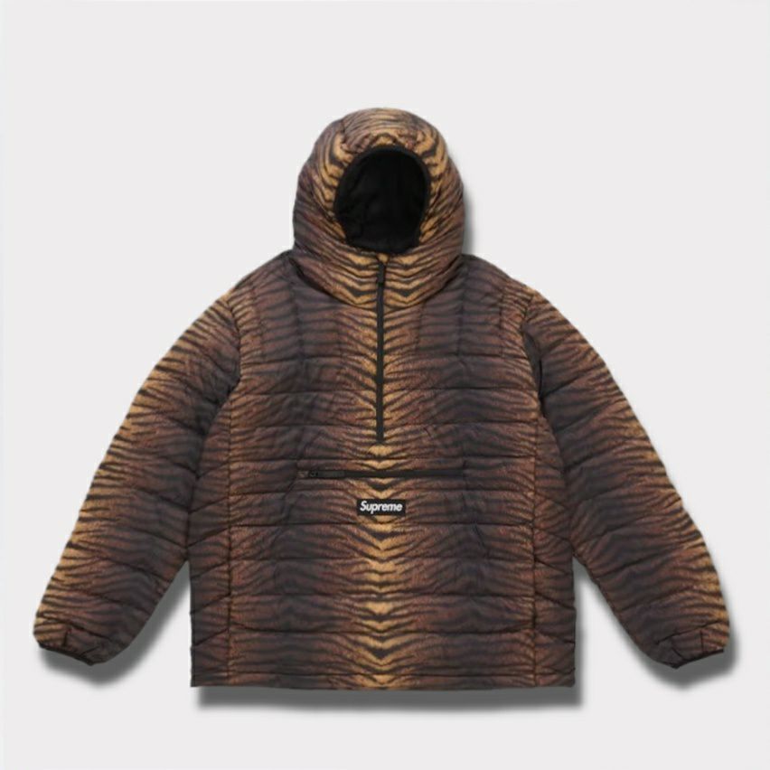 Supreme シュプリーム 2025AW Micro Down Half Zip Pullover マイクロダウンハーフジッププルオーバー タイガー