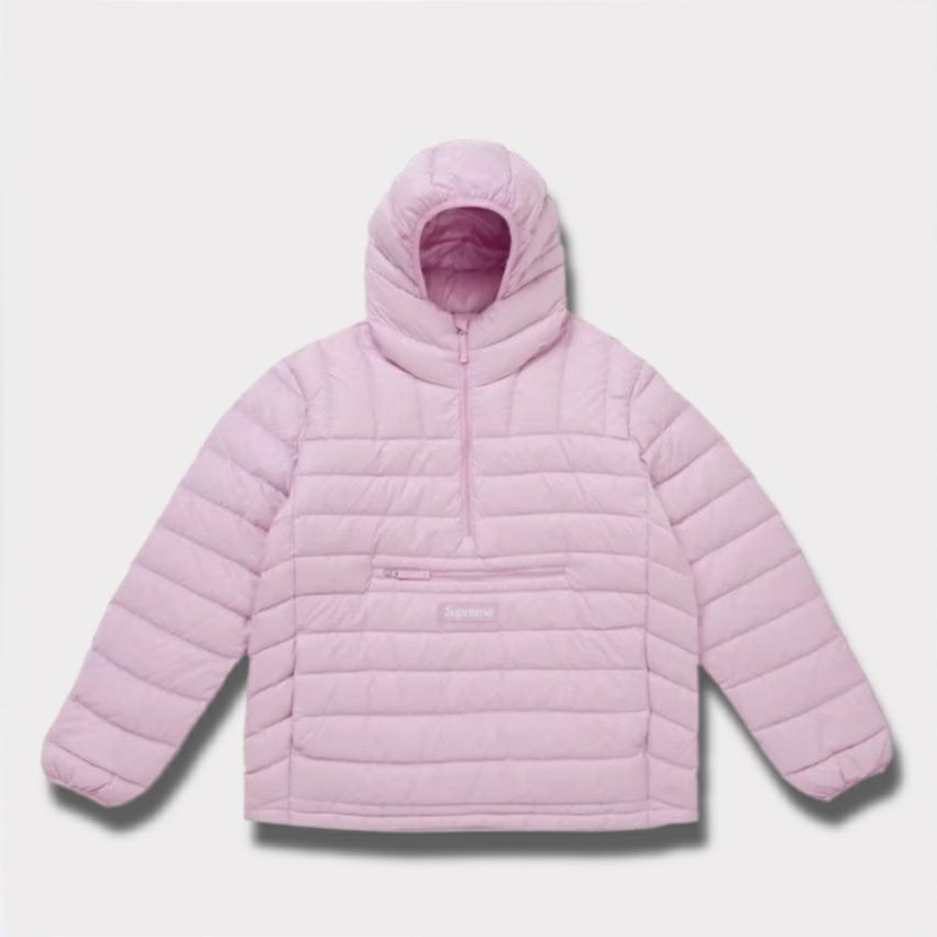 Supreme シュプリーム 2025AW Micro Down Half Zip Pullover マイクロダウンハーフジッププルオーバー ライトピンク