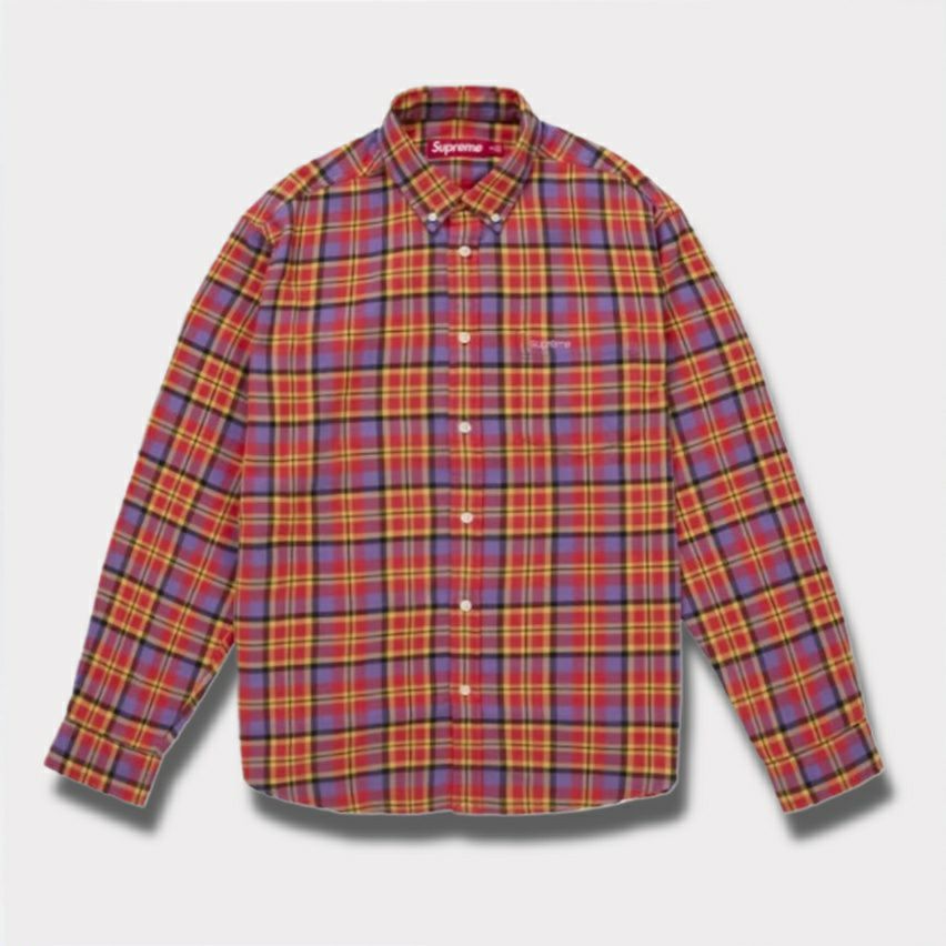Supreme シュプリーム 2025AW Plaid Flannel Shirt プレイドフランネルシャツ オレンジ
