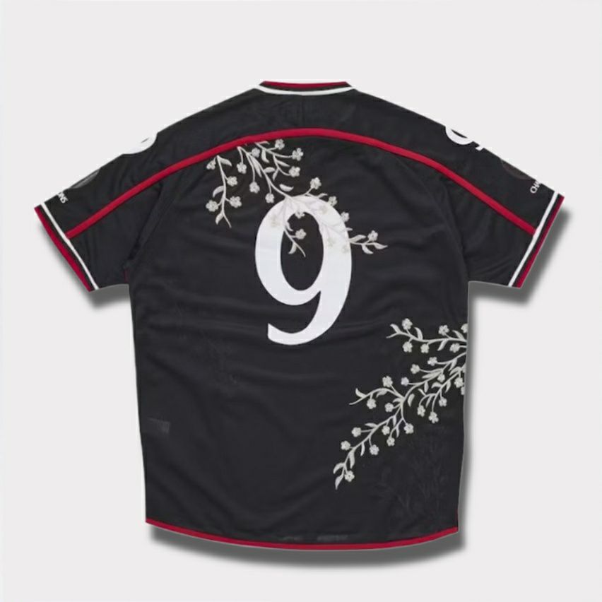 Supreme シュプリーム 2025AW Floral Soccer Jersey フローラル サッカー ジャージ ブラック1