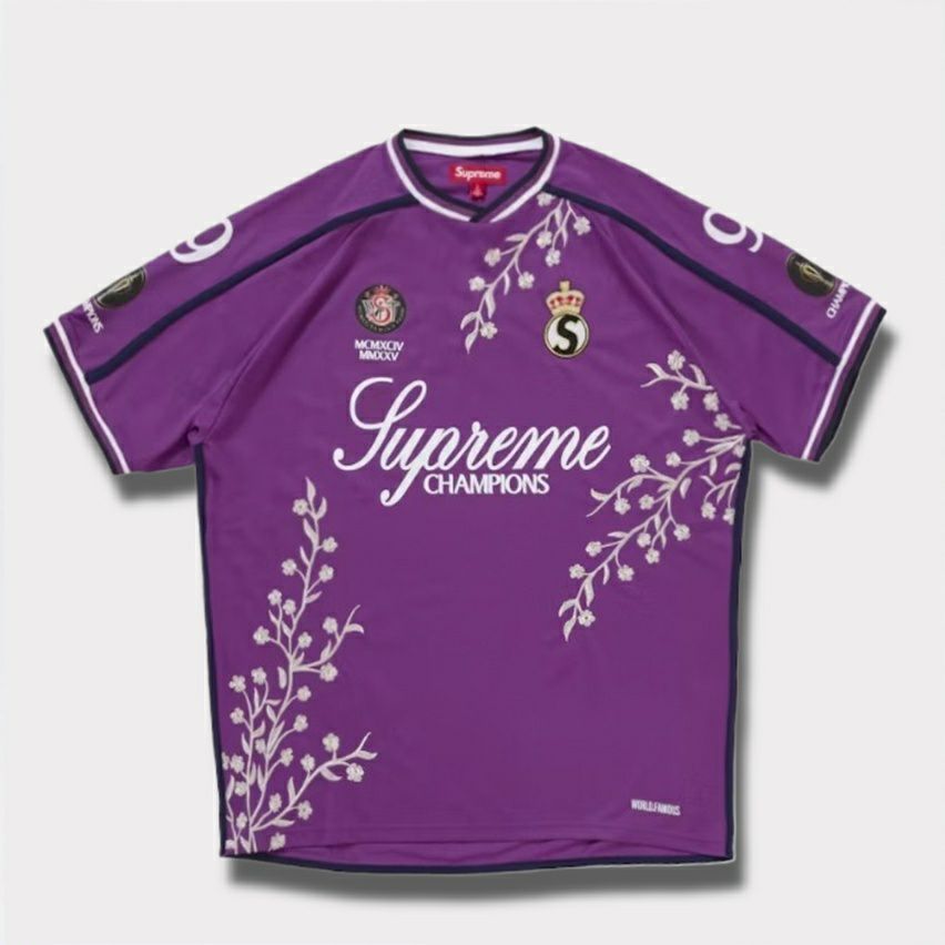 Supreme シュプリーム 2025AW Floral Soccer Jersey フローラル サッカー ジャージ パープル