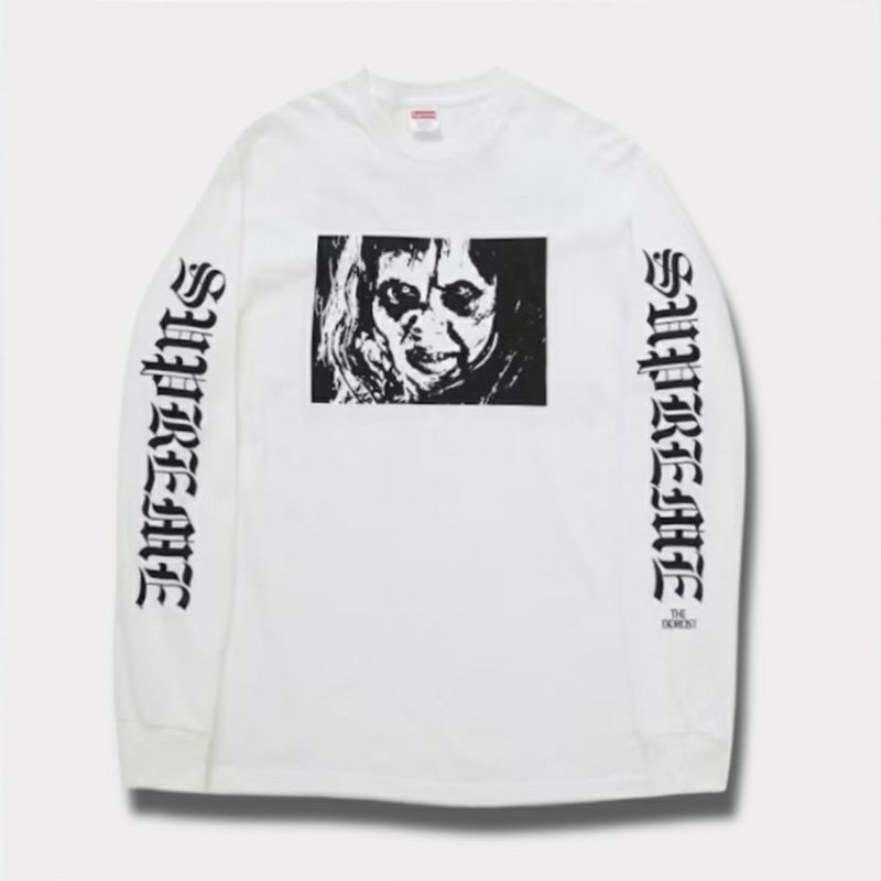 Supreme シュプリーム 2025AW The Exorcist Mother L/S Tee　エクソシスト マザー ロングスリーブTシャツ　ホワイト