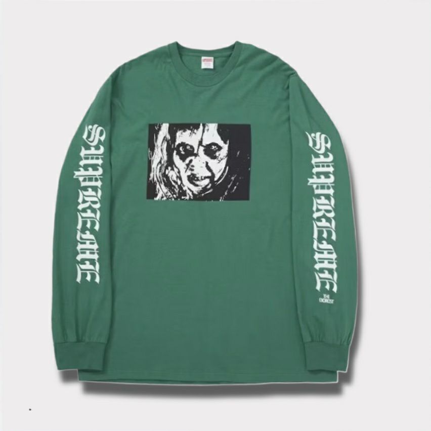 Supreme シュプリーム 2025AW The Exorcist Mother L/S Tee　エクソシスト マザー ロングスリーブTシャツ　ライトパイン