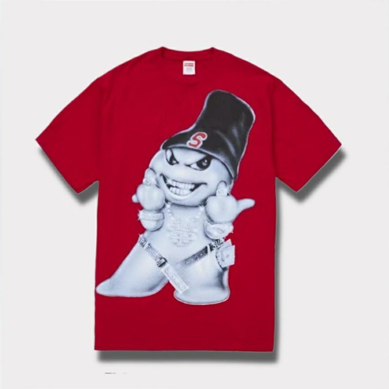  Supreme シュプリーム 2025AW Snowman Tee スノーマン Tシャツ レッド