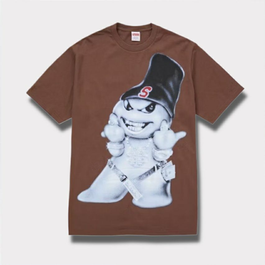 Supreme シュプリーム 2025AW Snowman Tee スノーマン Tシャツ ブラウン