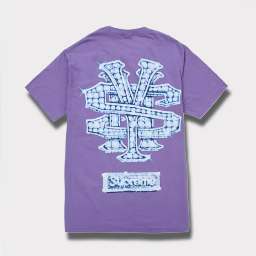 Supreme シュプリーム 2025AW Snowman Tee スノーマン Tシャツ パープル1