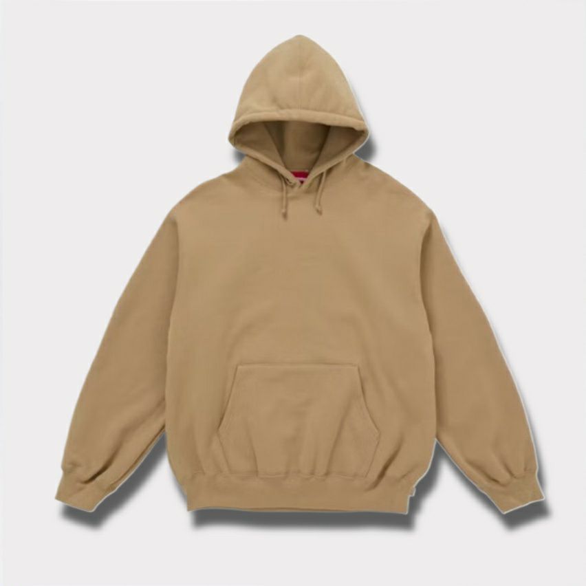 Supreme シュプリーム 2025AW Satin Applique Hooded Sweatshirt サテン アップリケ フーディー パーカー　ダークタン1