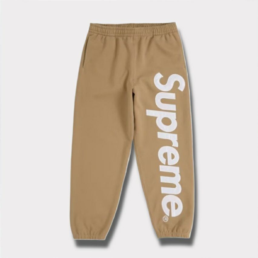 Supreme シュプリーム 2025AW Satin Applique Sweatpant サテン アップリケ スウェットパンツ ダークタン