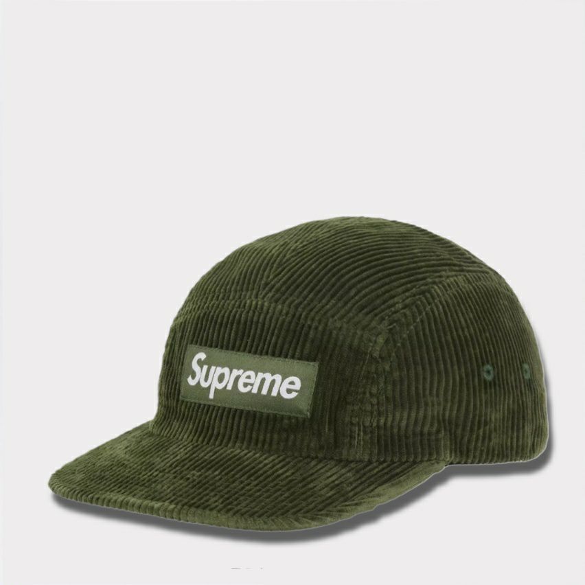 Supreme シュプリーム 2025AW Corduroy Camp Cap コーデュロイキャンプキャップ オリーブ