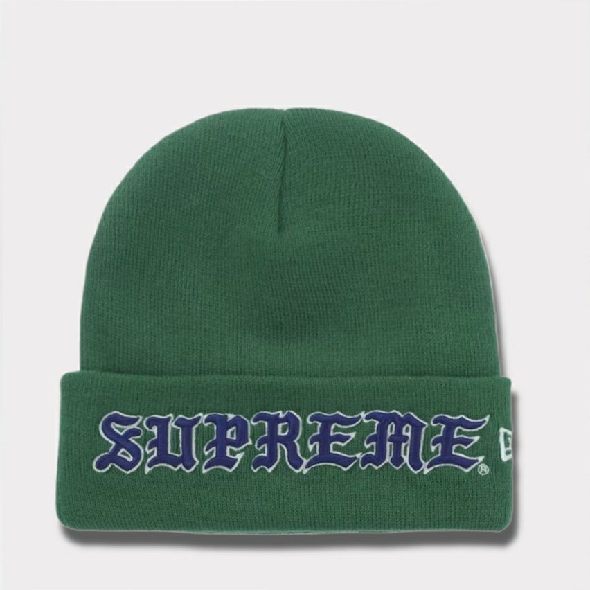  Supreme シュプリーム 2025AW New Era Old English Beanie ニューエラ オールド イングリッシュ ビーニー グリーン