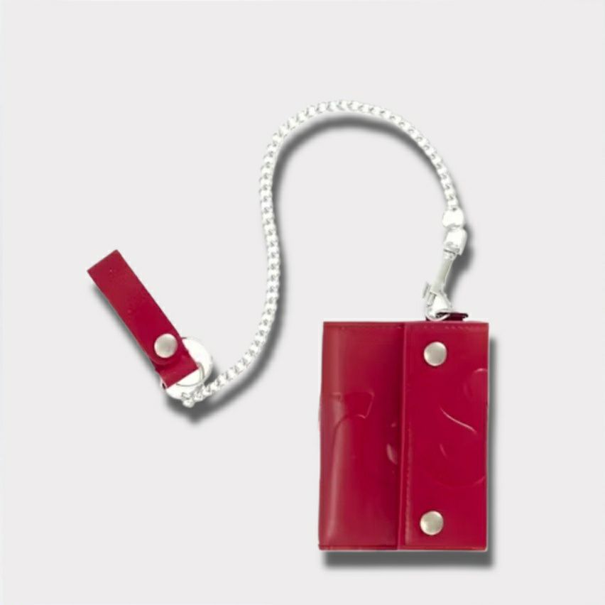 Supreme シュプリーム 2025AW Leather Chain Wallet レザーチェーンウォレット レッド