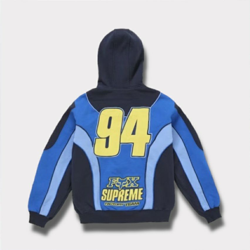 Supreme シュプリーム 2025AW Fox Racing Zip Up Hooded Sweatshirt　フォックスレーシング ジップ アップ フード パーカー ネイビー1