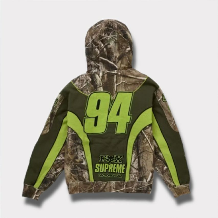 Supreme シュプリーム 2025AW Fox Racing Zip Up Hooded Sweatshirt　フォックスレーシング ジップ アップ フード パーカー リアルツリーAPカモ1
