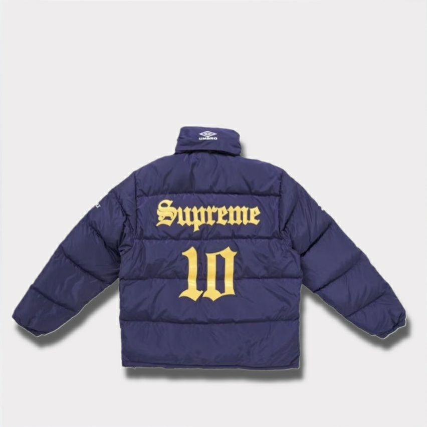Supreme シュプリーム 2025AW Umbro Down Puffer Jacket アンブロ ダウン パファー ジャケット ネイビー1