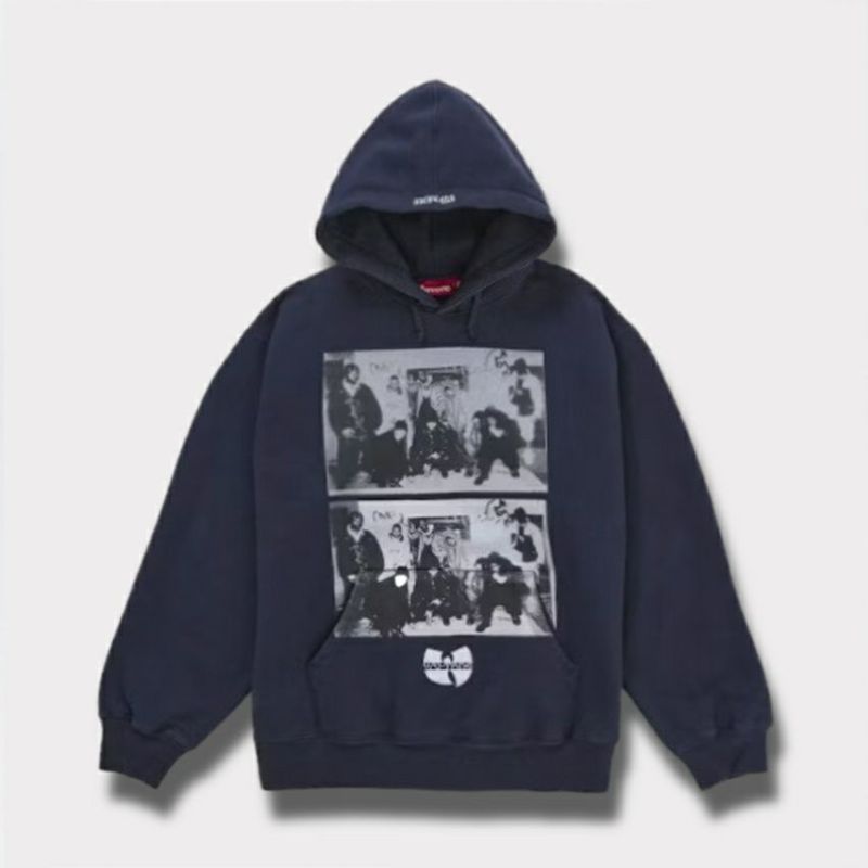 Supreme シュプリーム 2025AW Wu-Tang Clan Hooded Sweatshirt ウータンクラン フード パーカー　ネイビー