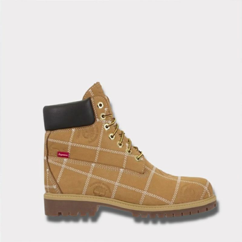 Supreme 2025AW Timberland Patchwork 6 Inch Premium Boot