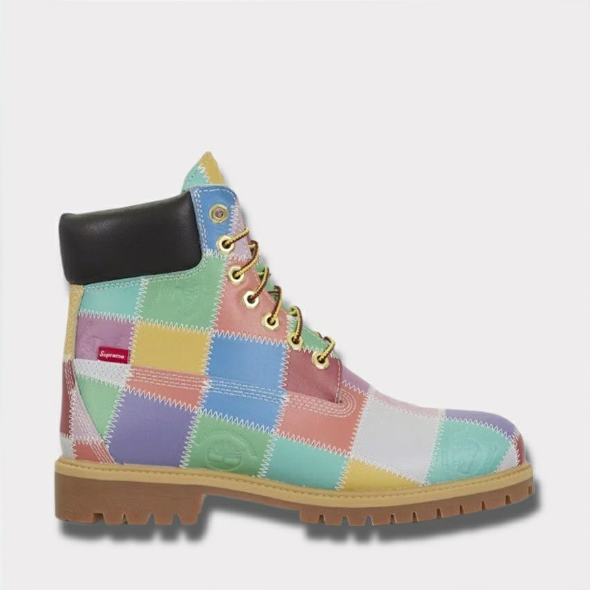 Supreme 2025AW Timberland Patchwork 6 Inch Premium Boot